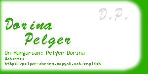 dorina pelger business card